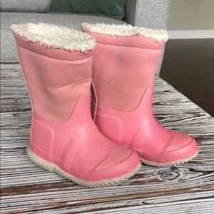 Hunter Pink Kids Boots